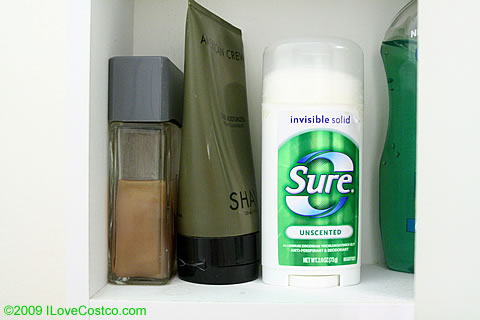 unscented deodorant