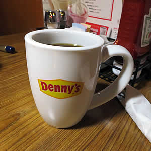 Denny's restaurant coffee mug