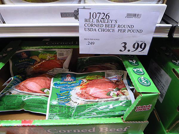 Bill Baily Corned Beef Brisket, Ready to cook. Costco