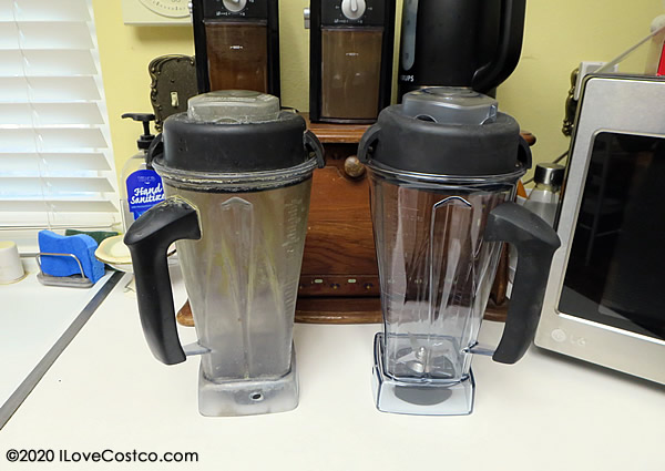 Vitamix blender 64 ounce Classic Container. Old and new