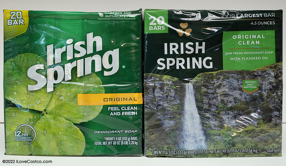 New Irish Spring soap at costco