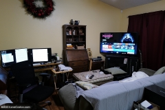 TV in the TV room - 55 inch from Costco.