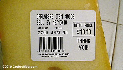 Costco Jarlsberg Cheese
