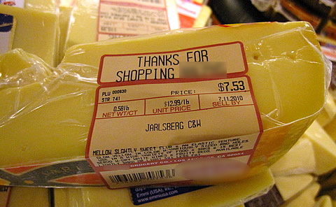 Jarlsberg Cheese Supermarket