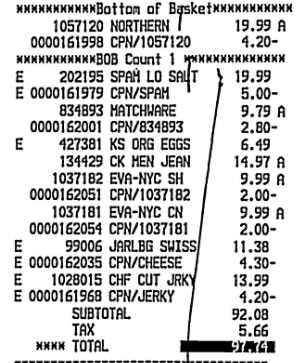 Costco Receipt